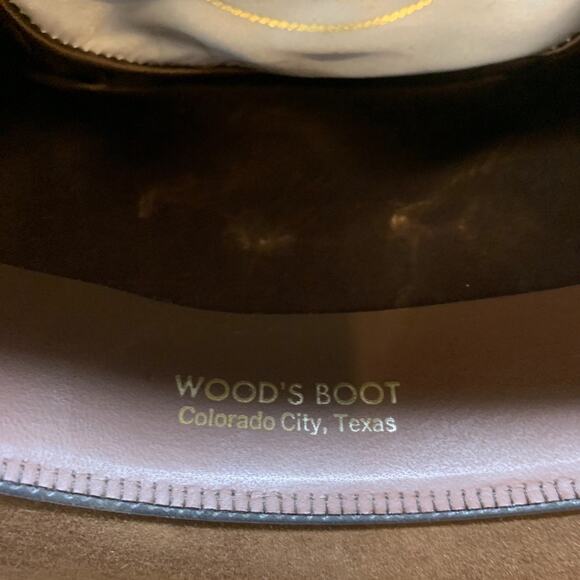 Vintage Resistol Chestnut Brown Las Vegas 5X Beaver Western Hat Sz 6 3/8 Boxed - Picture 8 of 15